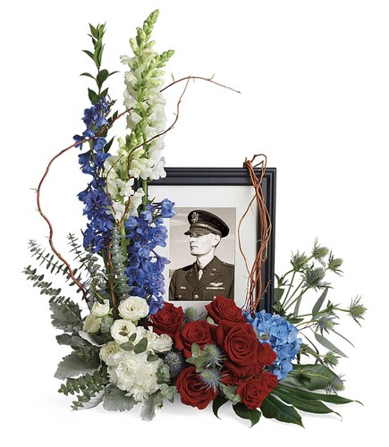 Always With Us Photo Tribute Bouquet from Rees Flowers & Gifts in Gahanna, OH